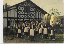 D 40. SAINT VINCENT DE TYROSSE. GROUPE FOLKLORIQUE. CARTE ECRITE - Saint Vincent De Tyrosse