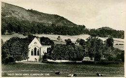 DENBIGHSHIRE -  LLANGOLLEN - VALLE CRUCIS ABBEY RP  Clw461 - Denbighshire