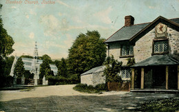 DENBIGHSHIRE - RUTHIN - LLANBEDR CHURCH 1908 Clw456 - Denbighshire