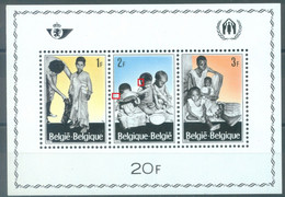 BELGIUM  - 1967 - STAMPS ARE MNH/** BLOC MLH/* -  BLESSURE A LA TETE + MOUCHES -  BLOC 43 1411 LV1 -   Lot  25462 - Sonstige & Ohne Zuordnung