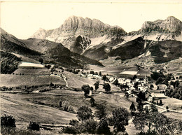 Gresse En Vercors * Vue Générale Du Village Et Le Grand Veymont - Otros & Sin Clasificación