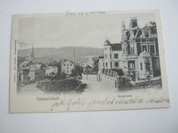 GUMMERSBACH  , Bergstrasse ,   Schöne Karte Um 1902 ,    Siehe  2 Abbildungen - Gummersbach