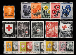 1953 Jaargang Nederland NVPH 601-616 Complete. Postfris/MNH** - Años Completos