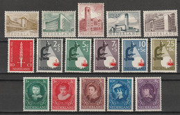 1955 Jaargang Nederland NVPH 655-670 Complete. Postfris/MNH** - Komplette Jahrgänge