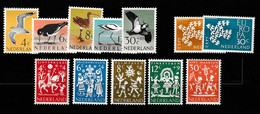 1961 Jaargang Nederland NVPH 752-763 Complete. Postfris/MNH** - Años Completos