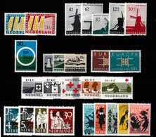 1963 Jaargang Nederland NVPH 784-810 Complete. Postfris/MNH** - Full Years