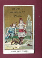 021222 - CHROMO BISCUITS VENDROUX & Cie CALAIS - Gare Aux Pinces - Scorpion - Vendroux