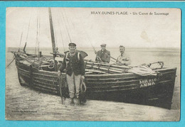 Delcampe - * Bray Dunes (Dép 59 - Nord - La France) * (Edition Popieut Vroland) Un Canot De Sauvetage, Sauveteurs, Bateau, TOP - Bray-Dunes