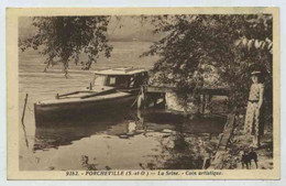 Porcheville, La Seine, Coin Artistique - Porcheville