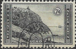 USA 1934 National Parks - 7c. Great Head, Acadia FU - Gebraucht