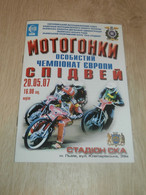 Speedway EM Lwiw / Ukraine , 20.5.2007, Programmheft / Programm / Rennprogramm , Program !!! - Motos