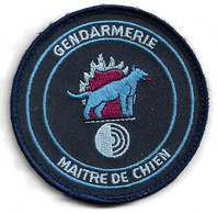 Ecusson GENDARMERIE MAITRE DE CHIEN BV BLEU - Police & Gendarmerie