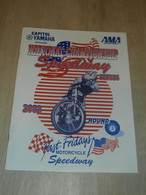 Speedway AMA Speedway Series 2002 , Programmheft / Programm / Rennprogramm , Program !!! - Motos