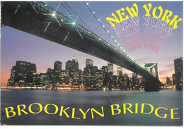 BR1796 U.S.A. New York Brooklyn Bridge Viaggiata Verso Roma - Brooklyn