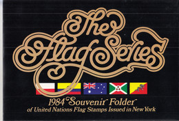 UNO NEW YORK, Mappe Flaggen 1984, Postfrisch **, 448-463 - Ungebraucht
