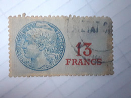 13 Francs - Zegels