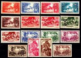 27) French Guinea: Stamps Issued By 1938 (+/o) LH/Used-Quality And Price In Your Opinion. - Andere & Zonder Classificatie