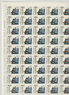 REPUBBLICA:  1976  ESPOSIZIONE  MONDIALE  DI  FILATELIA  -  S. CPL.5  VAL. N. -  FOGLI  DA  50  -  SASS. 1344/48 - Hojas Completas