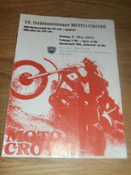 Moto Cross DDR Meisterschaft Gräfentonna , 9.05.1982 , Motocross , Programmheft / Programm / Rennprogramm , Program !!! - Motos