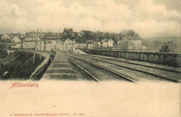 Aillevillers * Rails Ligne Chemin De Fer Haute Saône * Le Village - Andere & Zonder Classificatie