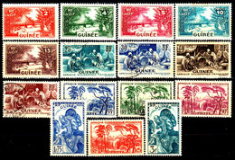 30) French Guinea: Stamps Issued By 1938 (+/o) LH/Used-Quality And Price In Your Opinion. - Other & Unclassified