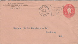 United States 1899 Cover Sc U369 2c Washington Postmark Apr 2 1900 - ...-1900