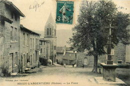 Souzy L'argentière * La Place Du Village - Other & Unclassified