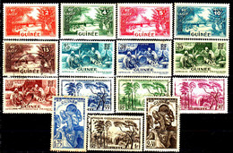 31) French Guinea: Stamps Issued By 1938 (+/o) LH/Used-Quality And Price In Your Opinion. - Andere & Zonder Classificatie