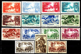 32) French Guinea: Stamps Issued By 1938 (+/o) LH/Used-Quality And Price In Your Opinion. - Other & Unclassified