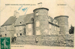 St Marcel De Félines * Vue Sur Le Château Du Village - Andere & Zonder Classificatie