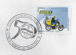 Brazil 2010 Cover With Commemorative Cancel 50 Years Of The Municipality Of Mamboré - Lettres & Documents