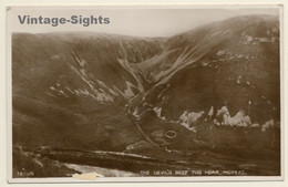 UK: Devil's Beef Tub Near Moffat / Scotland (Vintage RPPC ~1920s) - Dumfriesshire