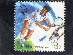 2000 India - Olimpadi Di Sydney - Tennis - Used Stamps