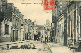 Segré * Rue De La Gare * Hôtel * Poste Ptt - Segre