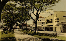 British Guiana, Guyana, Demerara, GEORGETOWN, Main Street Avenue (1950s) Postcard - Guyana (ex-Guyane Britannique)