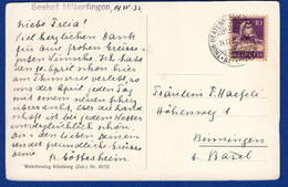 86B/73: Bahnpost  "THUN - BEATENBUCHT - INTERLAKEN / * BAHNPOST *" (BP0103) - Railway