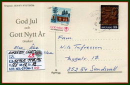 EUROPE:SWEDEN#: ORIGINAL COVER#WITH CHRISTMAS-SEALS-STAMPS#TUBERCULOCIS# (XCL-270W-1 (17) - Maximum Cards & Covers