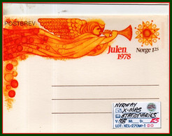 EUROPE:NORWAY#: ORIGINAL COVER#WITH CHRISTMAS-SEALS-STAMPS#STATIONARIES# (XCL-270W-1 (21) - Enteros Postales