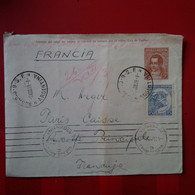 LETTRE ARGENTINA ROSARIO POUR PARIS 1939 - Cartas & Documentos