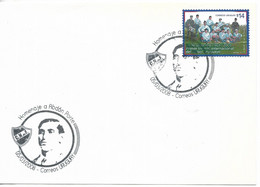 URUGUAY 2008 HOMAGE TO ABDON PORTE FOOTBALL PLAYER COVER WITH SPECIAL POSTMARK - Uruguay