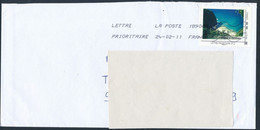 France-MonTimbraMoi - Plages Et Cocotiers YT MTAM1 Sur Lettre Du 24-02-2011 - Storia Postale