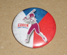 SOFTBALL - CZECH SOFTBALL ASSOCIATION TEAM BADGE - CSA - Apparel, Souvenirs & Other