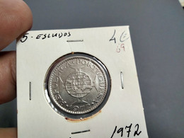 ANGOLA 5 ESCUDOS 1972 (G#28-69) - Angola