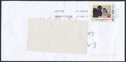 France-MonTimbraMoi - Photo Privée - Couple Et Bébé - YT MTAM1 Sur Lettre Du 17-06-2011 - Cartas & Documentos