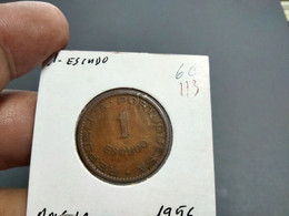 ANGOLA 1 ESCUDO 1956 (G#28-113) - Angola