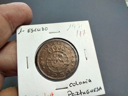 ANGOLA 1 ESCUDO 1956 (G#28-117) - Angola