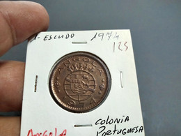 ANGOLA 1 ESCUDO 1974 (G#28-123) - Angola