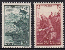 FR1043 - FRANCE – 1941 – PRISONERS OF WAR FUND - Y&T # 474/5 MNH 5,30 € - Nuevos