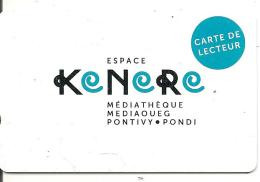 CARTE*LECTEUR -KENERE-MEDIATHEQUE-56-PONTIVY-TBE- - Other & Unclassified