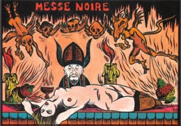 Jacques LARDIE - Messe Noire - Diable - Nu Dessiné - Série Les 100 Amis De CPC - Carte Postale Et Collections - Lardie